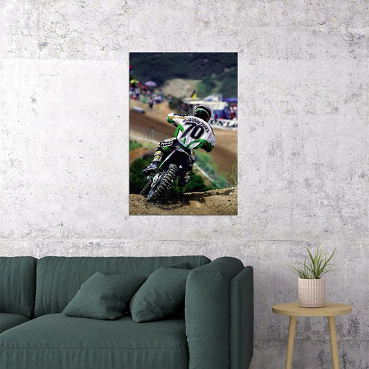 Ricky Carmichael Motorcycle Cross Driver Star Poster Wall Art Print Home Wall Decor - xonomax