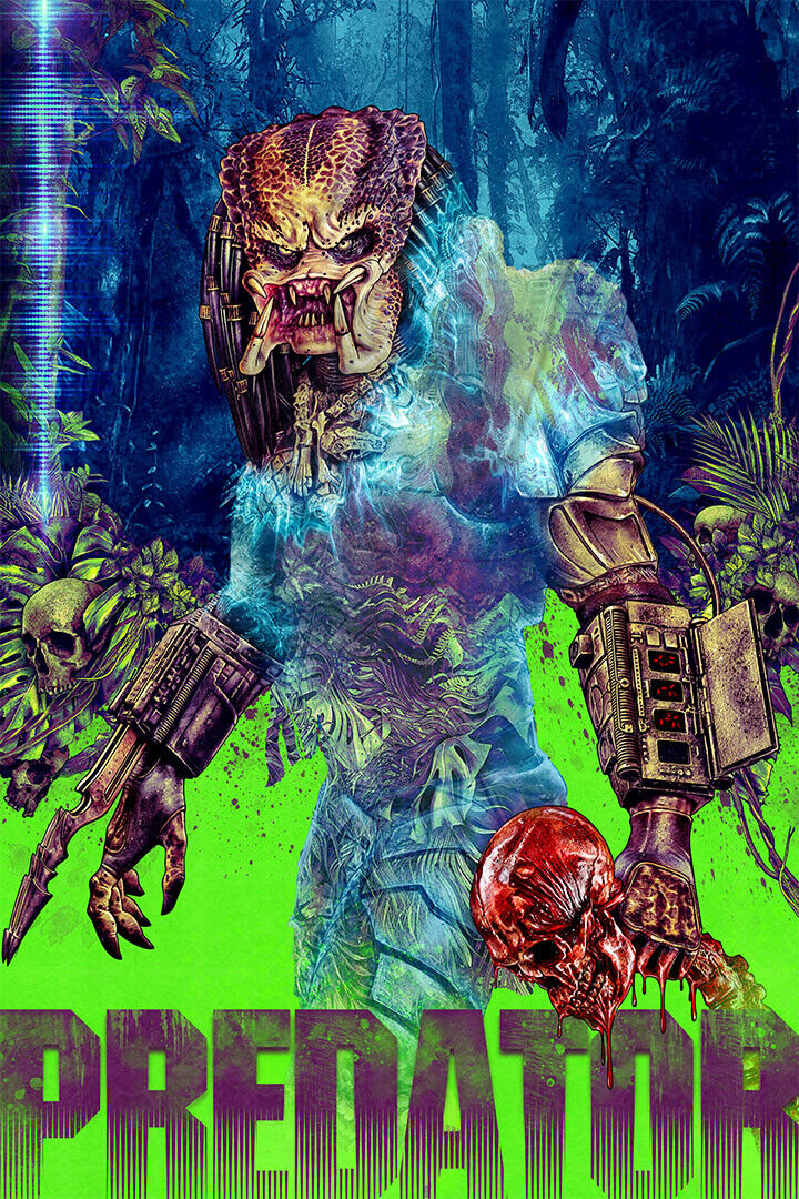 Predator Classic Movie Horror Adventure Poster Wall Art Print Home Wall Decor - xonomax
