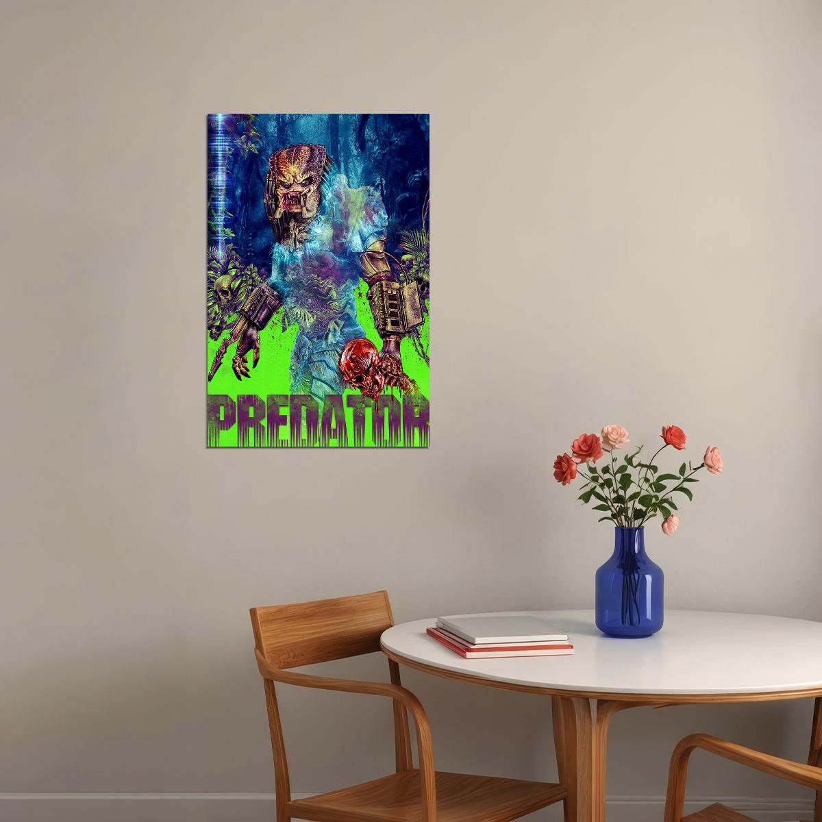Predator Classic Movie Horror Adventure Poster Wall Art Print Home Wall Decor - xonomax