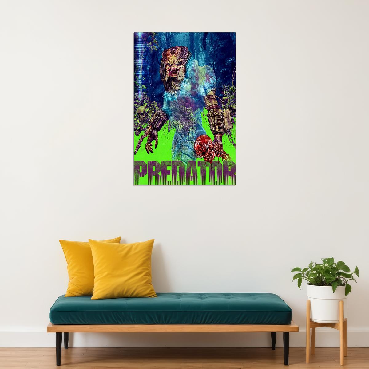 Predator Classic Movie Horror Adventure Poster Wall Art Print Home Wall Decor - xonomax