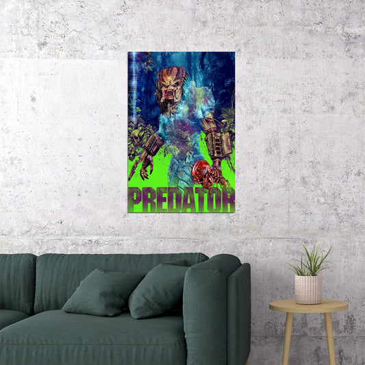 Predator Classic Movie Horror Adventure Poster Wall Art Print Home Wall Decor - xonomax