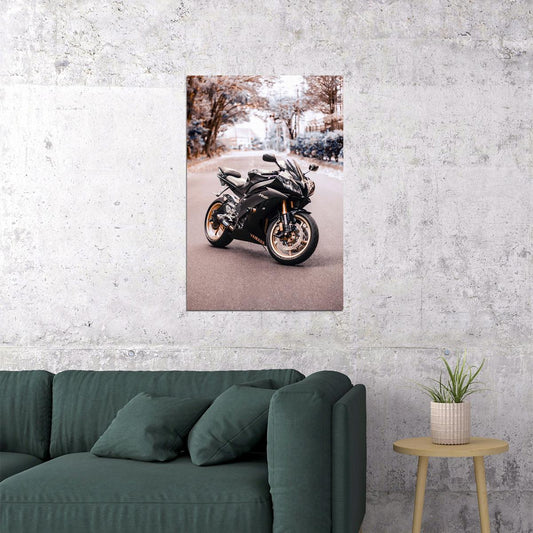 Yamaha R6 Expensive Motorcycle Speed Bike Poster Wall Art Print Home Wall Decor - xonomax