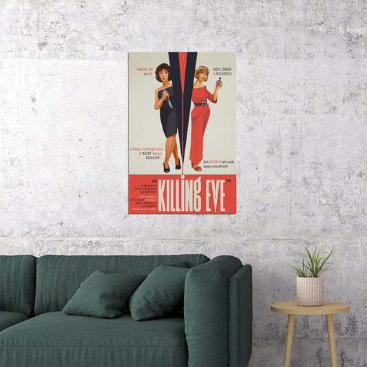 Killing Eve Season 1 2 Hot Usa Tv Show Poster Wall Art Print Home Wall Decor - xonomax