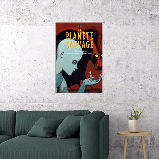 Fantastic Planet La Planete Sauvage Movie Poster Wall Art Print Home Wall Decor - xonomax