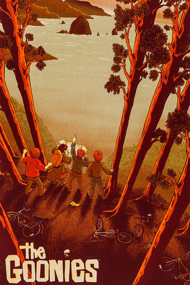 The Goonies Movie Steven Spielberg Poster Wall Art Print Home Wall Decor - xonomax
