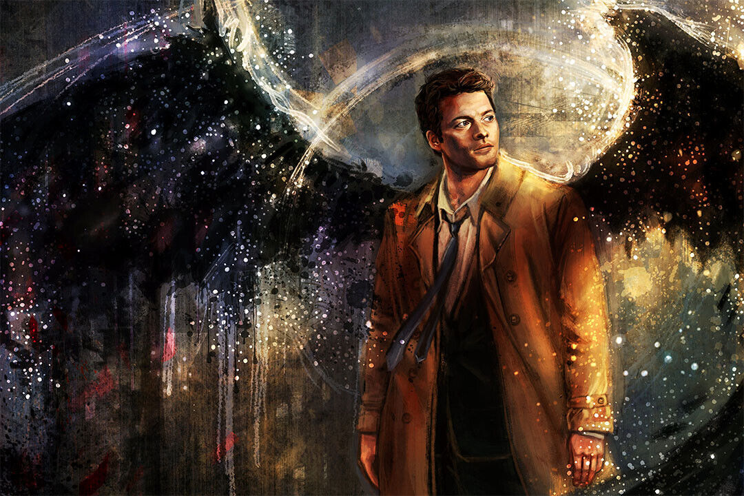 Supernatural Movie Castiel Character Poster Wall Art Print Home Wall Decor - xonomax