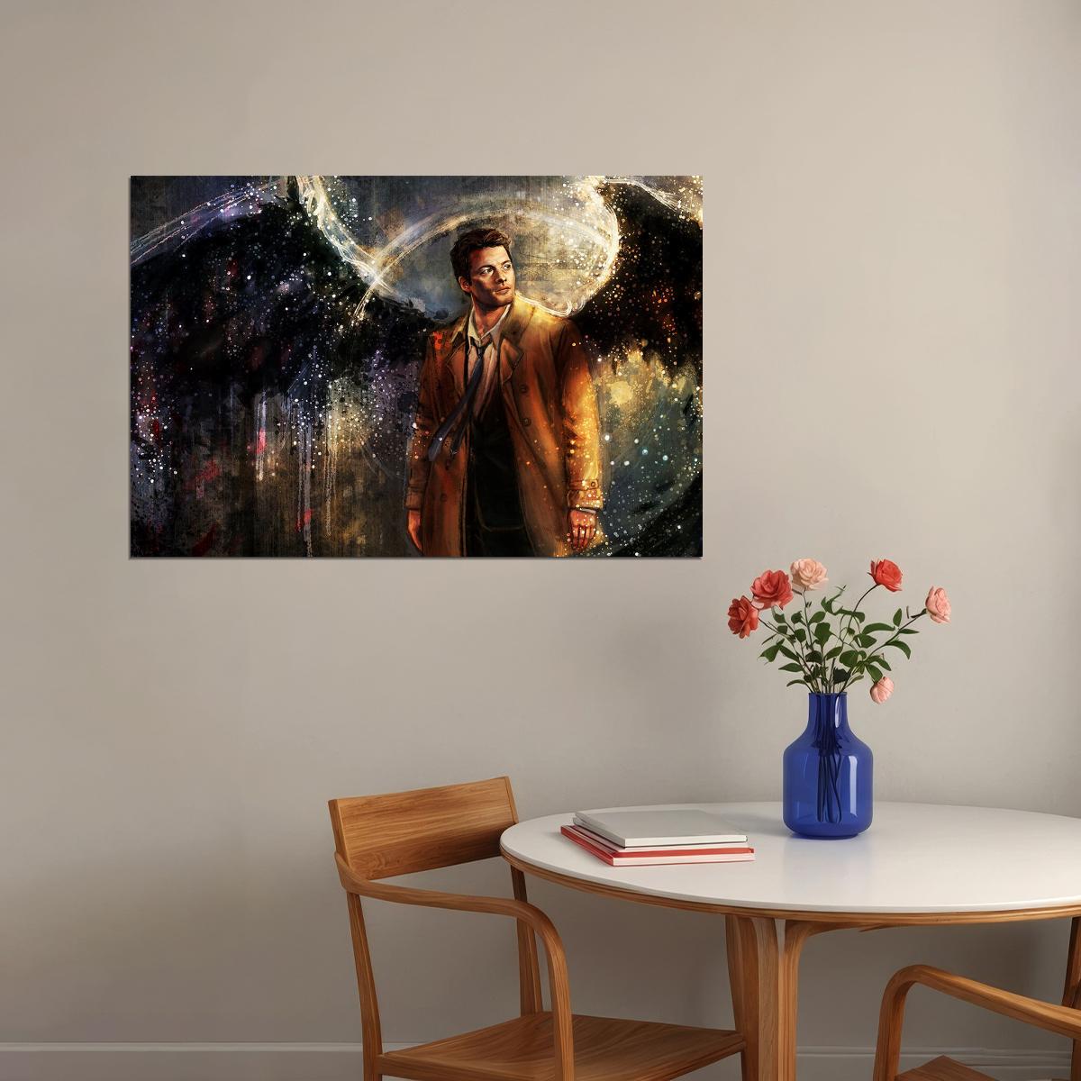 Supernatural Movie Castiel Character Poster Wall Art Print Home Wall Decor - xonomax