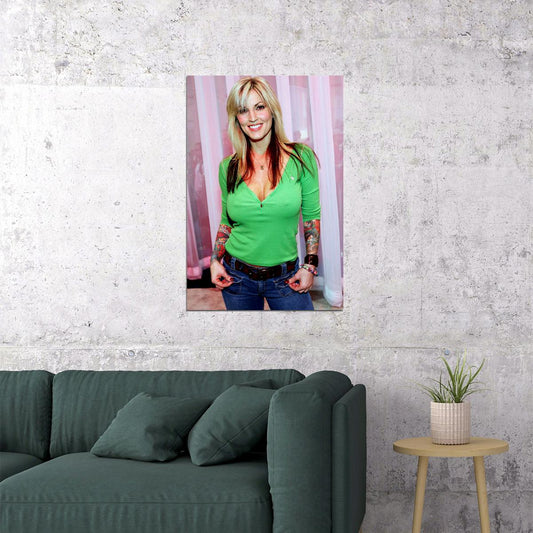 Janine Lindemulder Exotic Dancer Star Poster Wall Art Print Home Wall Decor - xonomax
