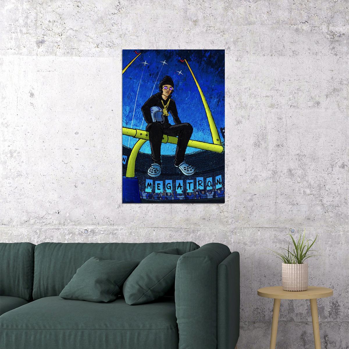Babytron American Rapper Megatron Music Album Poster Wall Art Print Home Wall Decor - xonomax