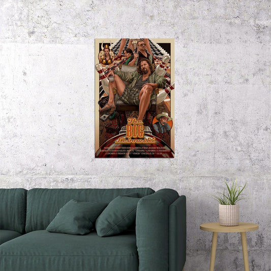 The Big Lebowski Classic Movie Character Comedy Poster Wall Art Print Home Wall Decor - xonomax