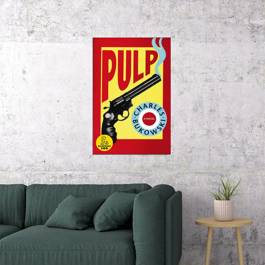Charles Bukowski Book Cover Pulp Whodunit Poster Wall Art Print Home Wall Decor - xonomax