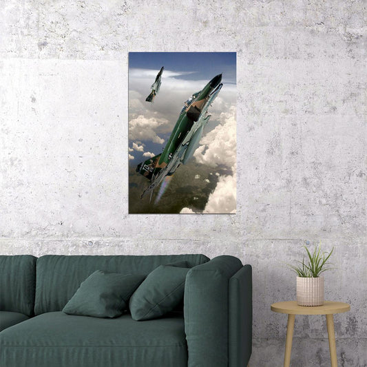 F-4 Phantom Fighter Bomber Aircraft Poster Wall Art Print Home Wall Decor - xonomax