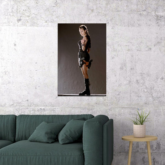 Lara Croft Tomb Raider Movie Angelina Jolie Poster Wall Art Print Home Wall Decor - xonomax