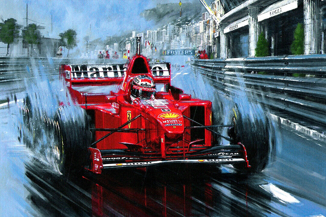 Michael Schumacher Mercedes F1 Racing Driver Poster Wall Art Print Home Wall Decor