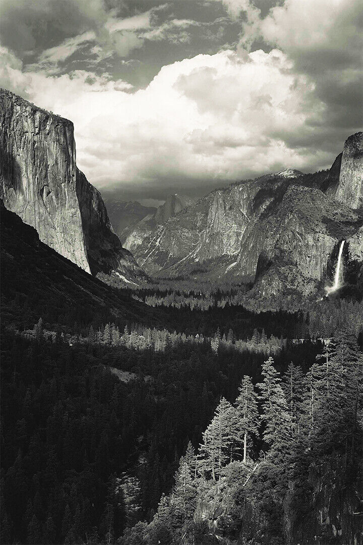 Ansel Adams By The Ocean American Photographer Poster Wall Art Print Home Wall Decor