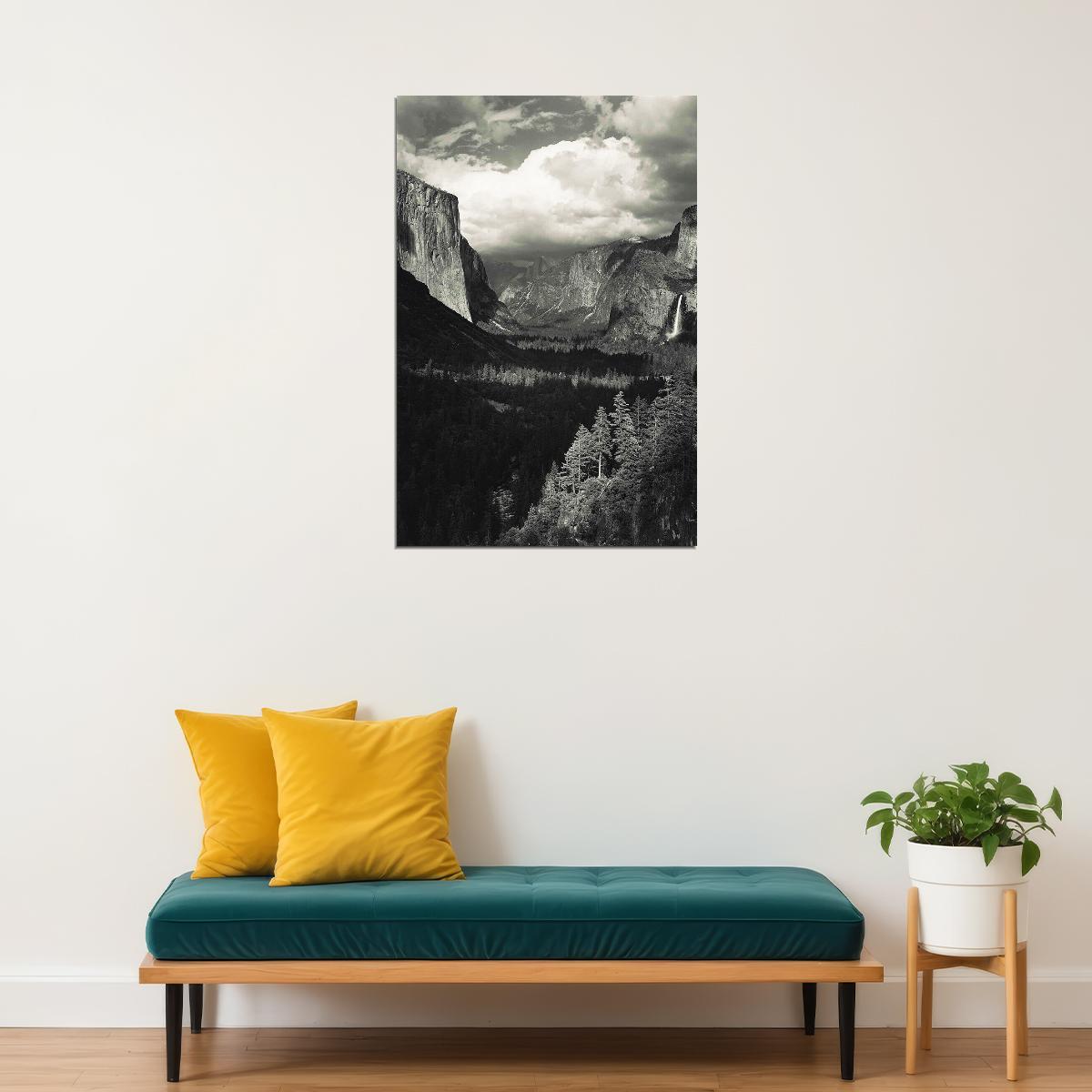 Ansel Adams By The Ocean American Photographer Poster Wall Art Print Home Wall Decor