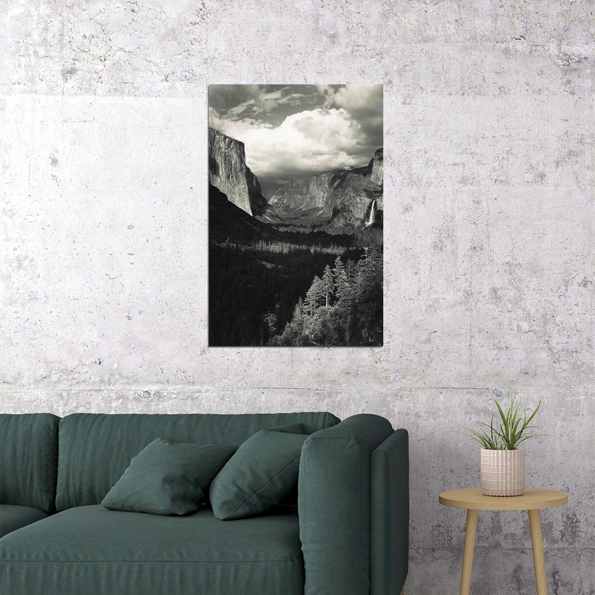 Ansel Adams By The Ocean American Photographer Poster Wall Art Print Home Wall Decor