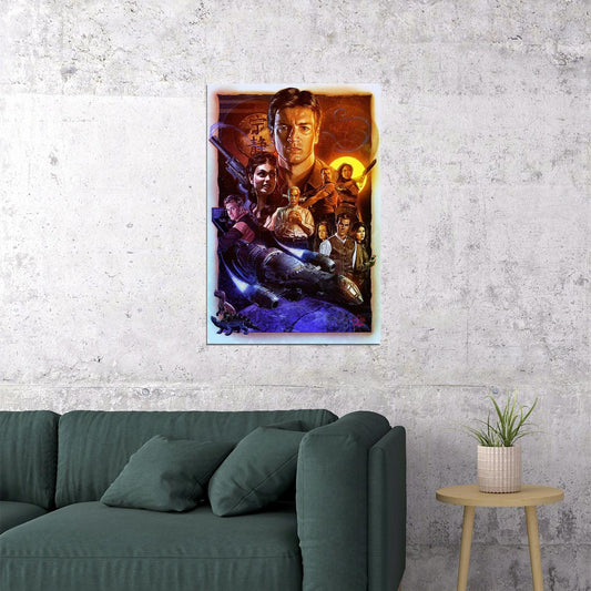 Firefly Classic Movie Tv Series Science Fiction Drama Poster Wall Art Print Home Wall Decor - xonomax