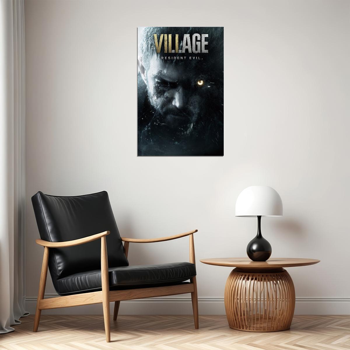 Resident Evil Village Video Games Fantasy Excitement Poster Wall Art Print Home Wall Decor - xonomax