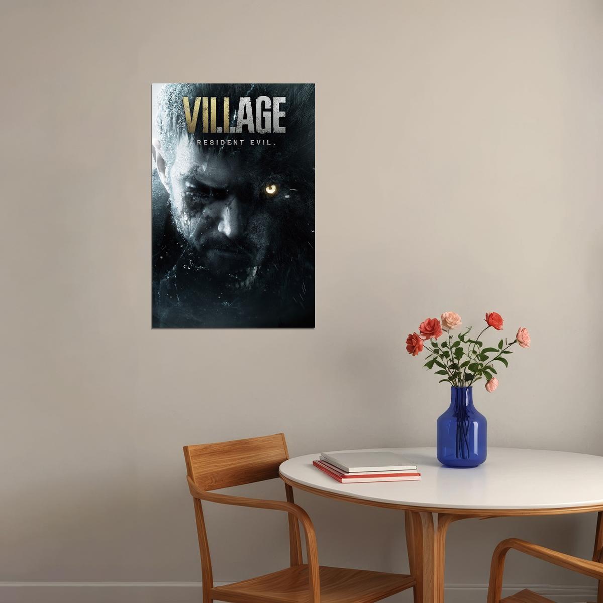 Resident Evil Village Video Games Fantasy Excitement Poster Wall Art Print Home Wall Decor - xonomax