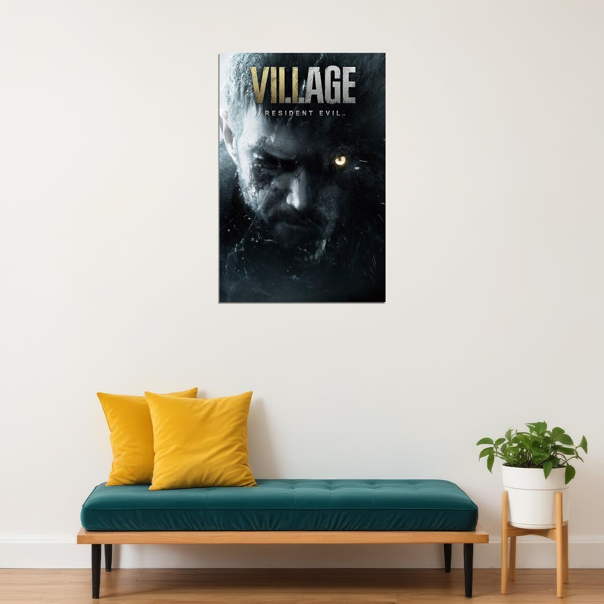 Resident Evil Village Video Games Fantasy Excitement Poster Wall Art Print Home Wall Decor - xonomax