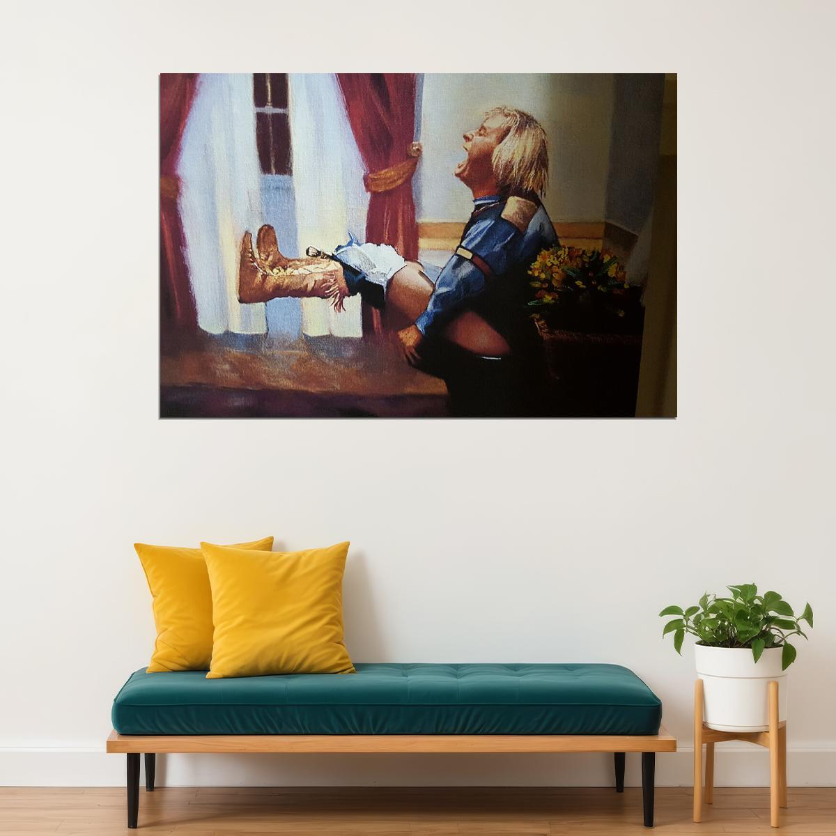 Dumb And Dumber Movie Harry Dunne Bathroom Poster Wall Art Print Home Wall Decor - xonomax