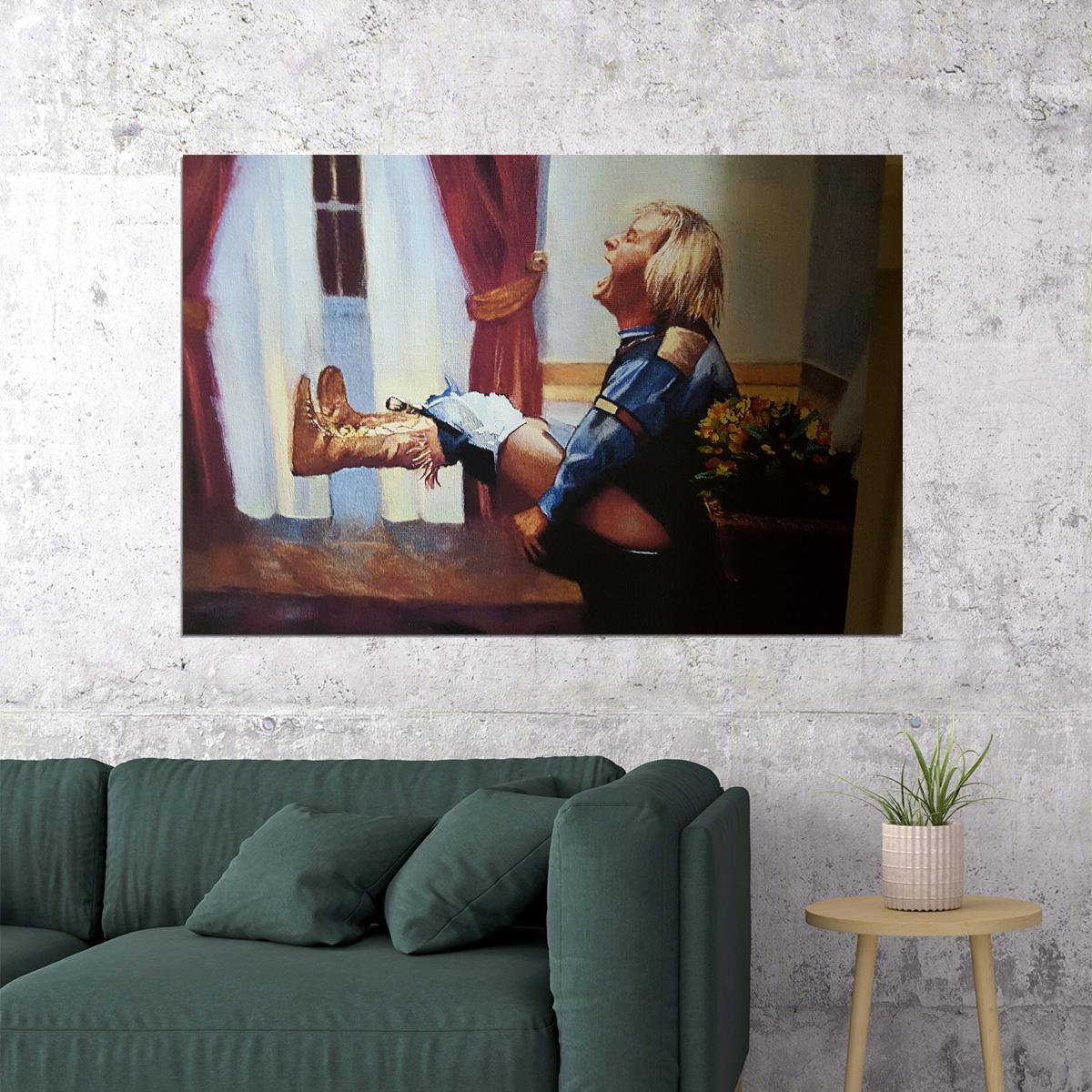 Dumb And Dumber Movie Harry Dunne Bathroom Poster Wall Art Print Home Wall Decor - xonomax