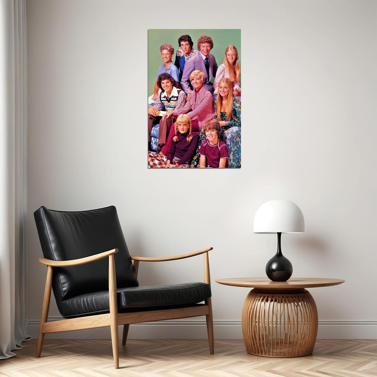 The Brady Bunch Celebrity Tv Series Sitcom Poster Wall Art Print Home Wall Decor - xonomax