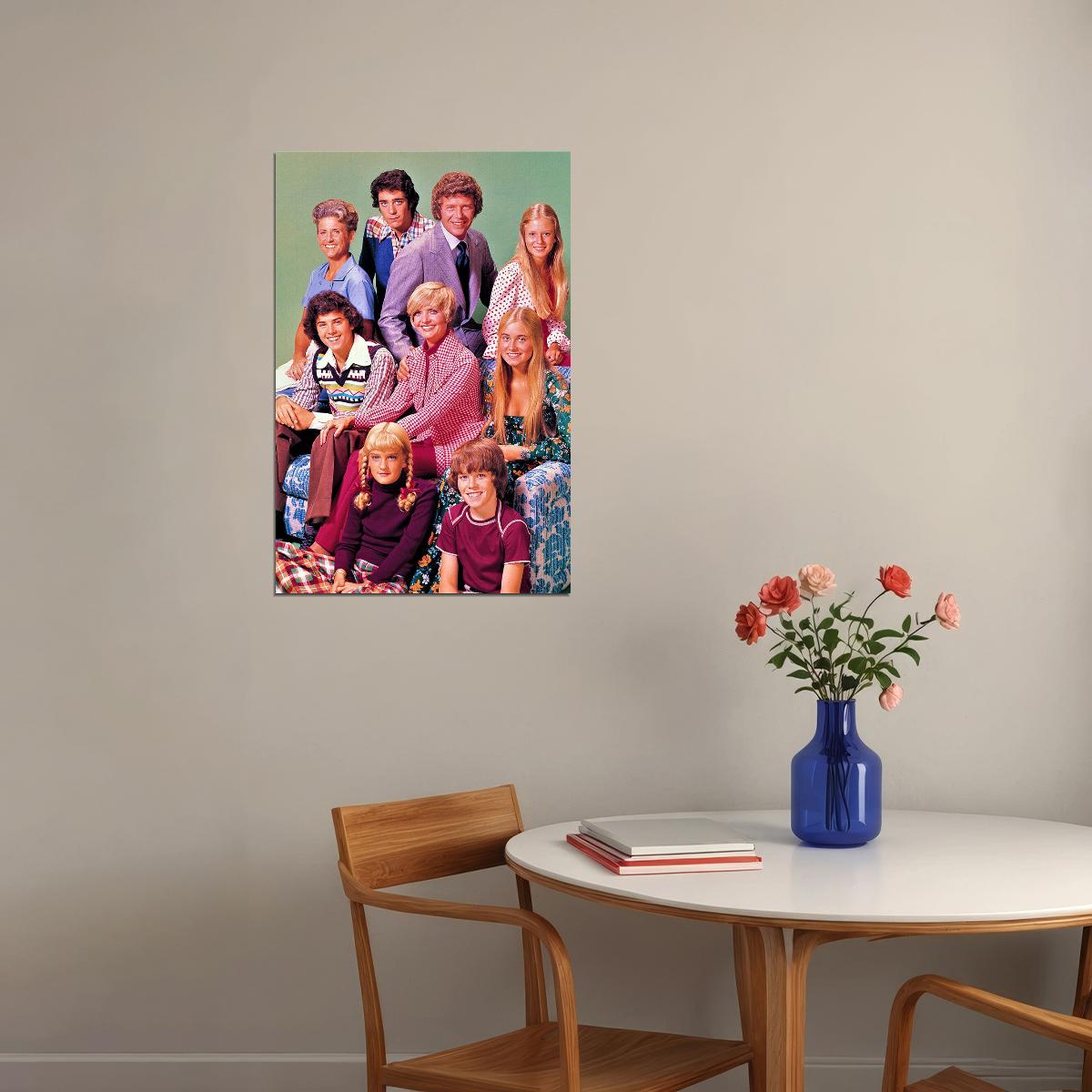 The Brady Bunch Celebrity Tv Series Sitcom Poster Wall Art Print Home Wall Decor - xonomax