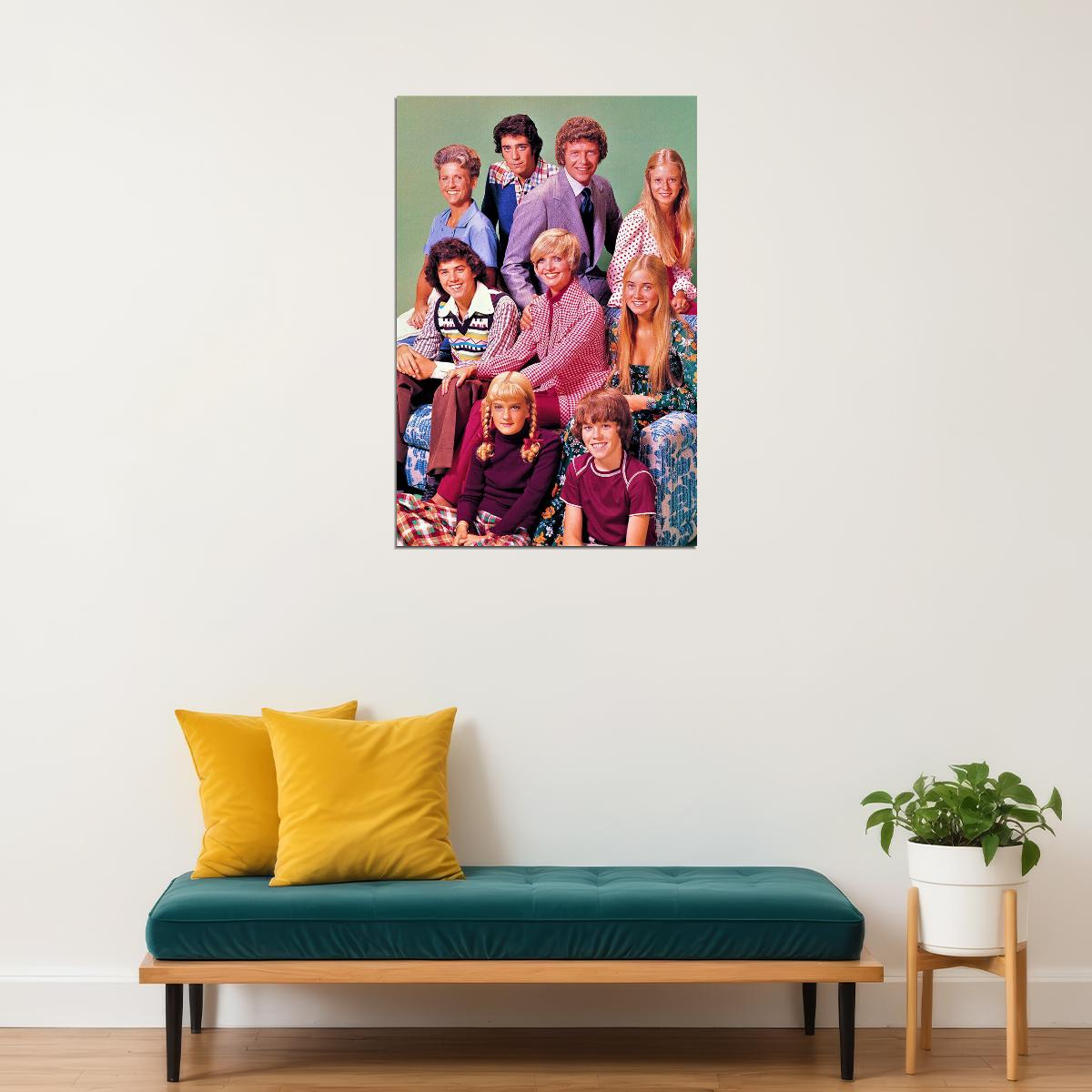 The Brady Bunch Celebrity Tv Series Sitcom Poster Wall Art Print Home Wall Decor - xonomax