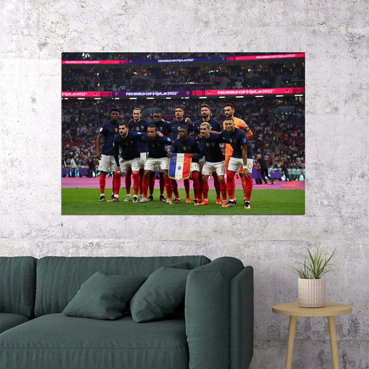 France National Football Team World Cup Poster Wall Art Print Home Wall Decor - xonomax