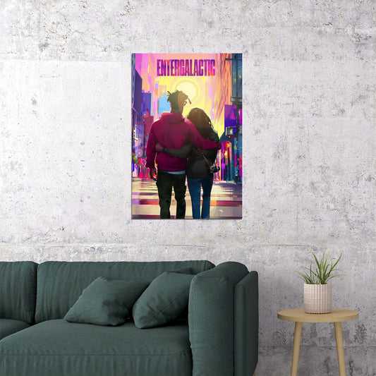 Kid Cudi American Rapper Entergalactic Music Album Poster Wall Art Print Home Wall Decor - xonomax