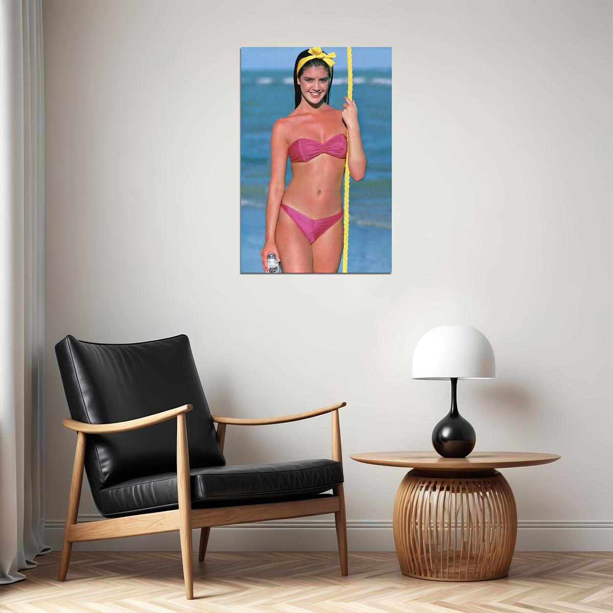 Phoebe Cates Vintage Tv Series Actress Bikini Poster Wall Art Print Home Wall Decor