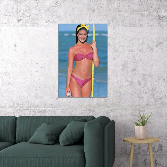 Phoebe Cates Vintage Tv Series Actress Bikini Poster Wall Art Print Home Wall Decor - xonomax