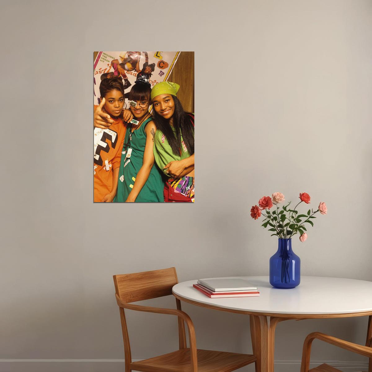 Tlc 80s 90s Music Band Musical Singer Star Poster Wall Art Print Home Wall Decor - xonomax