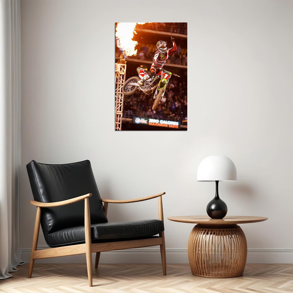 Ryan Villopoto Motorcycle Cross Country Idol Poster Wall Art Print Home Wall Decor - xonomax