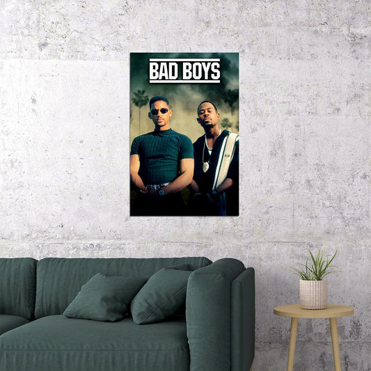 Bad Boys Vintage Classic Action Movie Poster Wall Art Print Home Wall Decor - xonomax