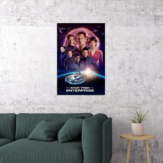Star Trek Enterprise Space Ship Action Adventure Poster Wall Art Print Home Wall Decor - xonomax