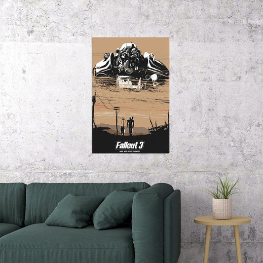 Fallout 3 Video Game Games Adventure Open World Poster Wall Art Print Home Wall Decor - xonomax