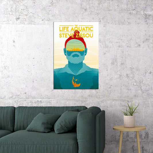 The Life Aquatic With The Steve Zissou Poster Wall Art Print Home Wall Decor - xonomax