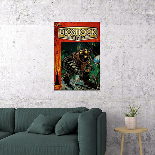 Bioshock Rpg Video Game Marksmanship Poster Wall Art Print Home Wall Decor - xonomax