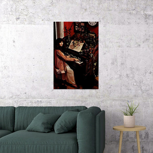 Kate Bush Playing Piano Vintage Poster Wall Art Print Home Wall Decor - xonomax