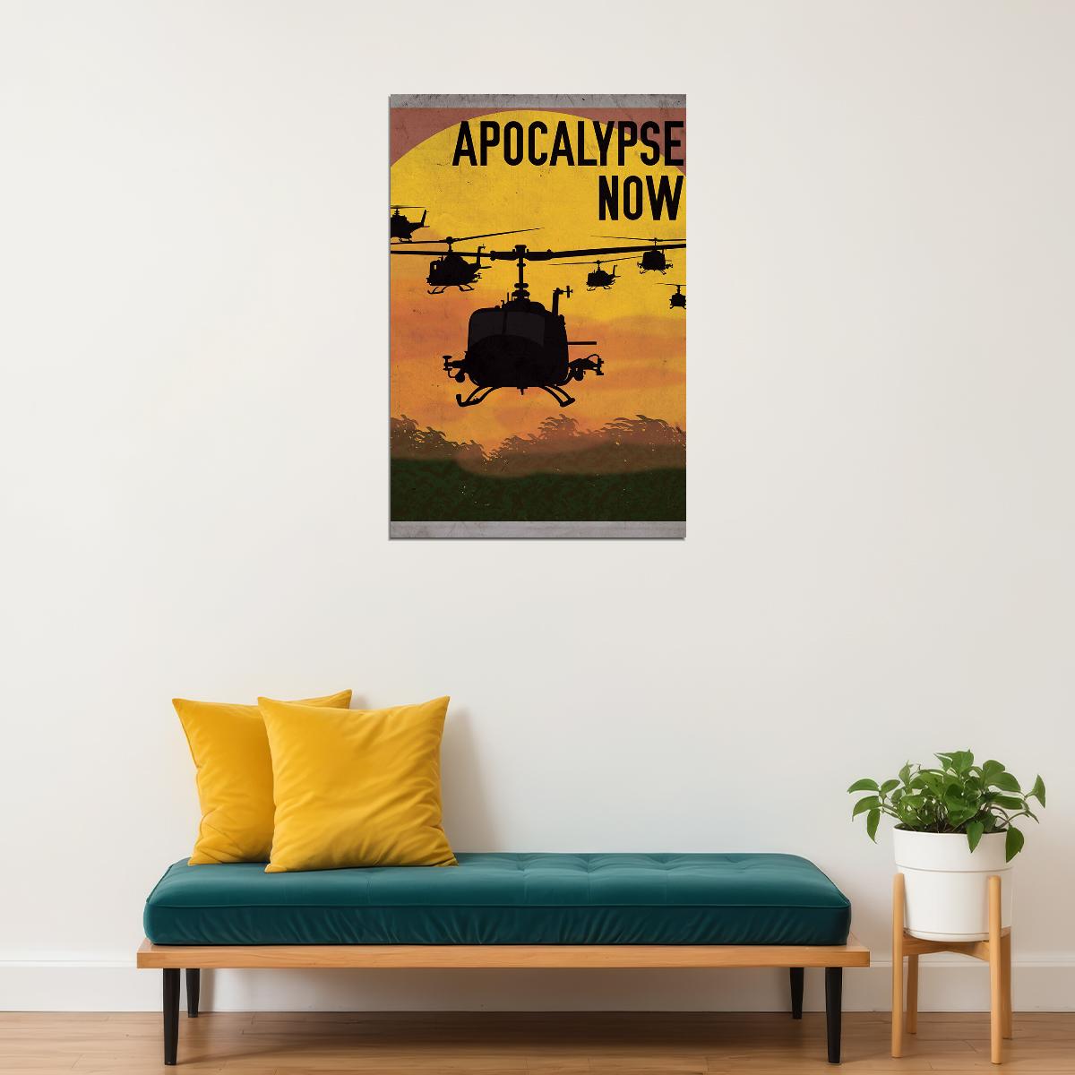 Apocalypse Now Classic Movie Cover Drama Mystery Poster Wall Art Print Home Wall Decor - xonomax
