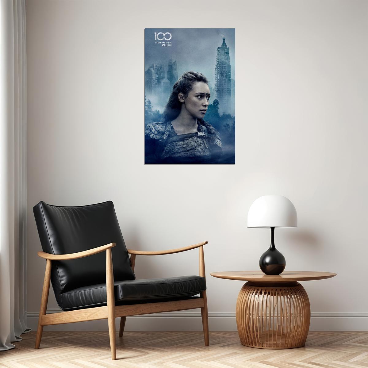The 100 Movie Commander Lexa Horror Drama Action Poster Wall Art Print Home Wall Decor - xonomax