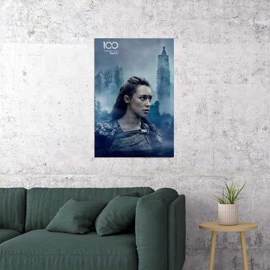 The 100 Movie Commander Lexa Horror Drama Action Poster Wall Art Print Home Wall Decor - xonomax