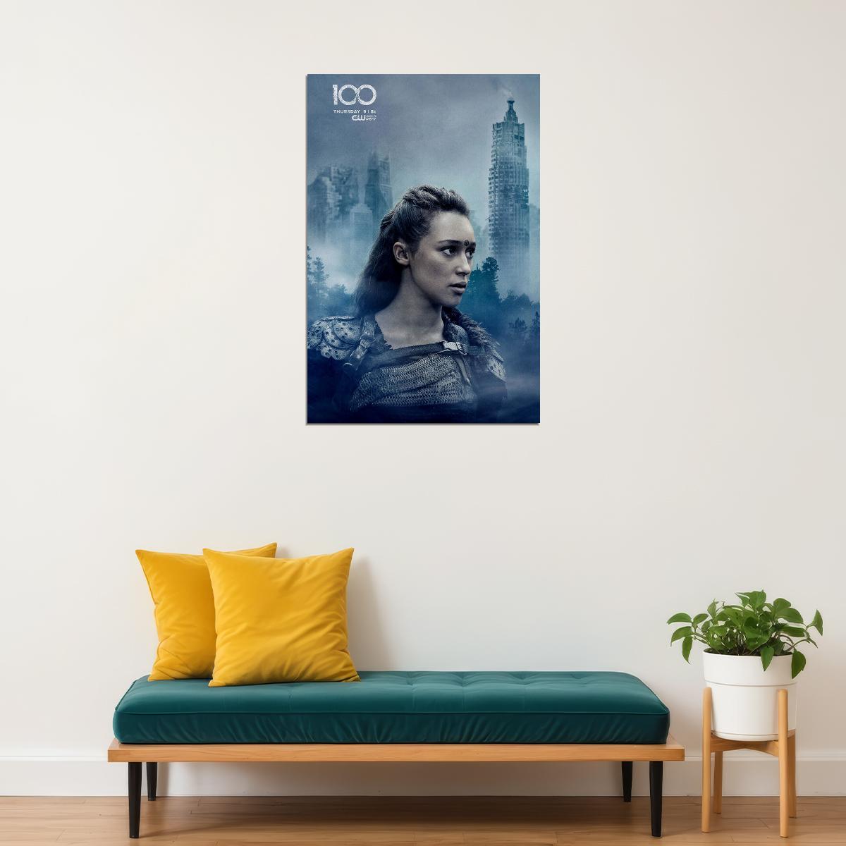 The 100 Movie Commander Lexa Horror Drama Action Poster Wall Art Print Home Wall Decor - xonomax