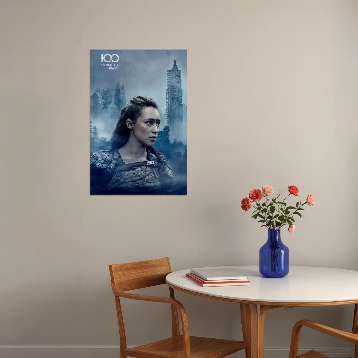 The 100 Movie Commander Lexa Horror Drama Action Poster Wall Art Print Home Wall Decor - xonomax