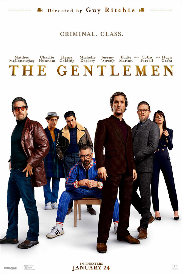 The Gentlemen Movie 2020 Comedy Action Movie Poster Wall Art Print Home Wall Decor - xonomax