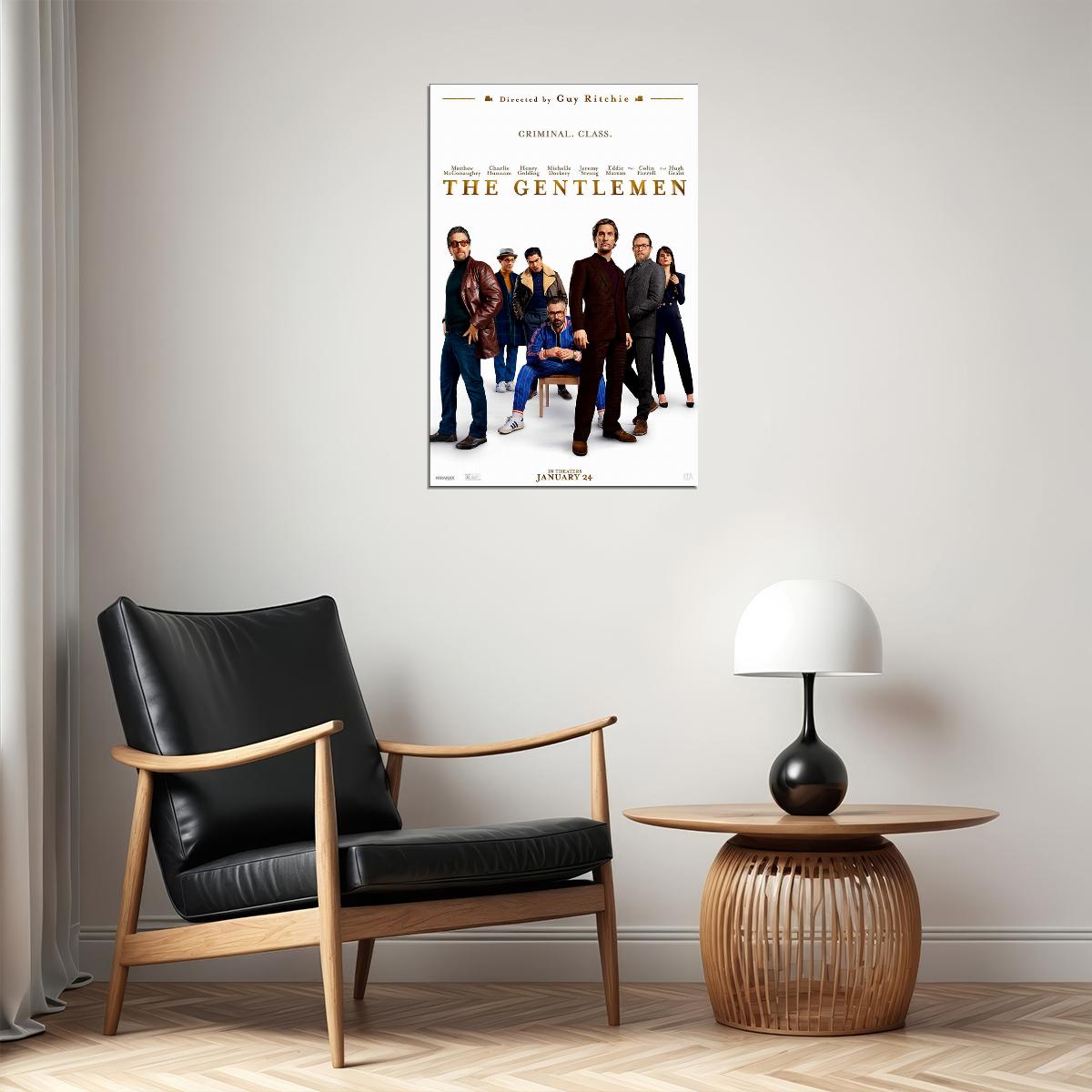 The Gentlemen Movie 2020 Comedy Action Movie Poster Wall Art Print Home Wall Decor - xonomax