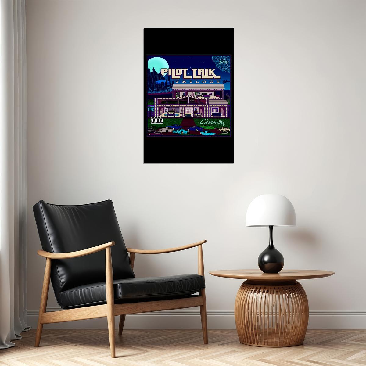 Currensy Pilot Talk Trilogy 2020 Rap Album Singer Poster Wall Art Print Home Wall Decor - xonomax